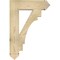 Ekena Millwork Merced Arts & Crafts Rough Sawn Bracket, Douglas Fir, 6"W x 26"D x 38"H BKT06X26X38MRC03RDF - alternate 3